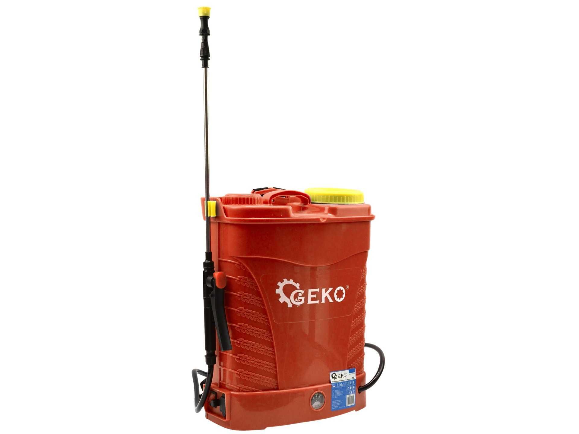Opryskiwacz akumulatorowy plecakowy 16L 8Ah 12V + 4 DYSZE ZESTAW