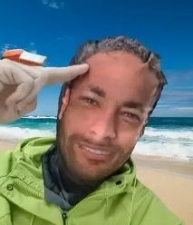 Maska na twarz 3D realistyczna Neymar