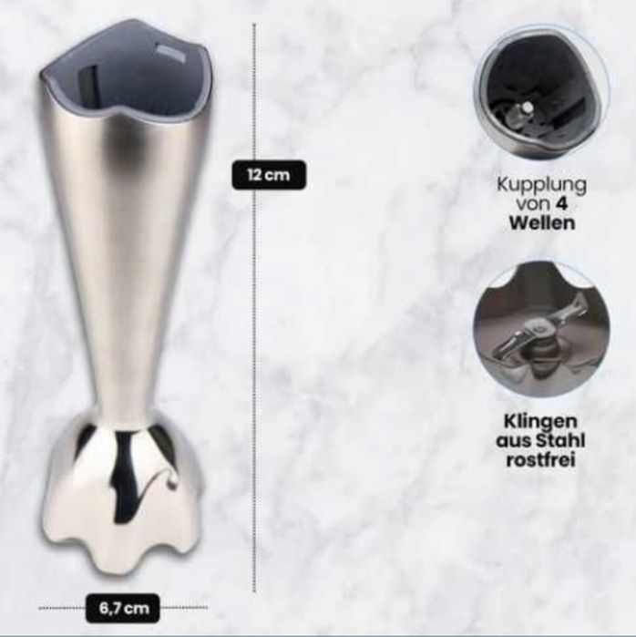 Końcówka miksująca INOX Braun MQ