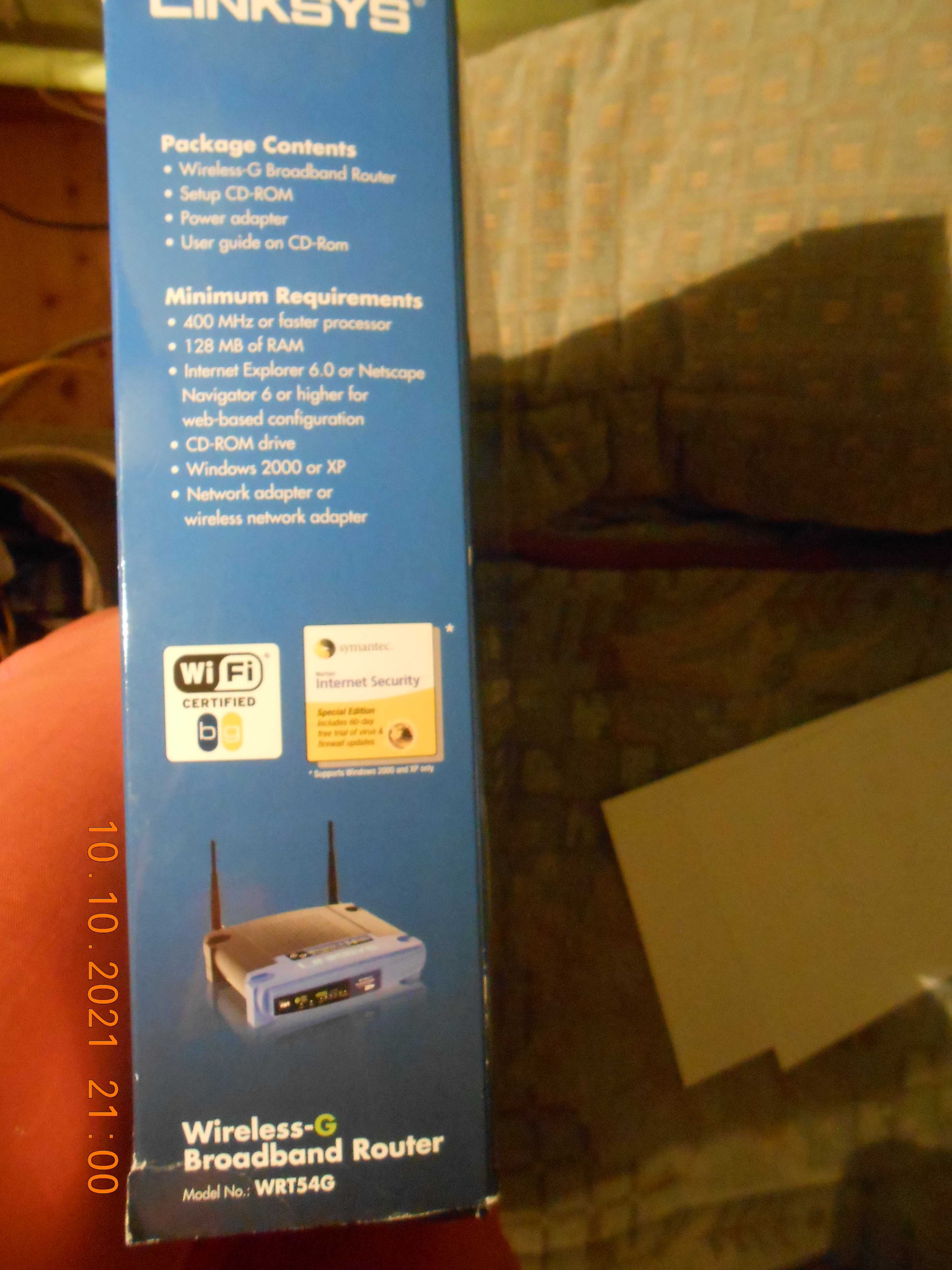 Router Linksys WRT54G Wireless-G