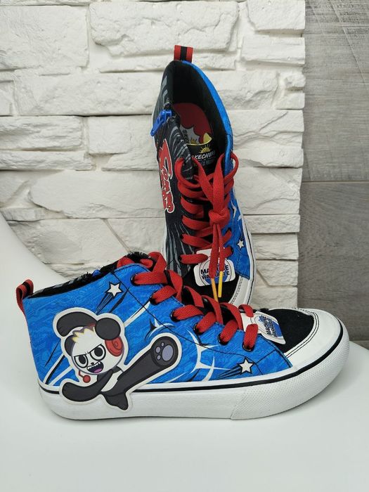 Дитячі оригінальні кросівки хайтопи Skechers Panda 35р.