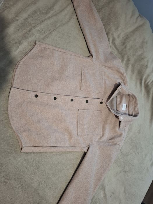 Kurtka koszulowa damska płaszcz Reserved rozmiar L pudrowy róż