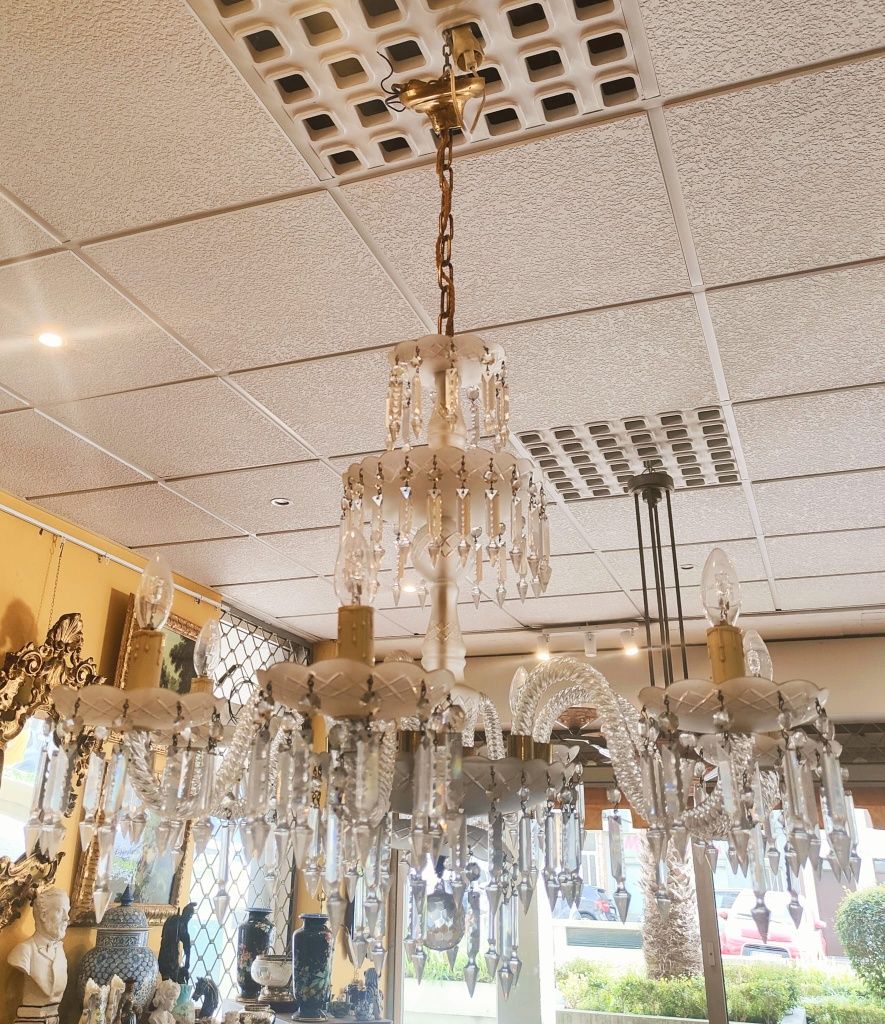 Lustre em cristal