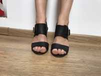 Sandalki na obcasie gladiatorki H&M rozmiar 37