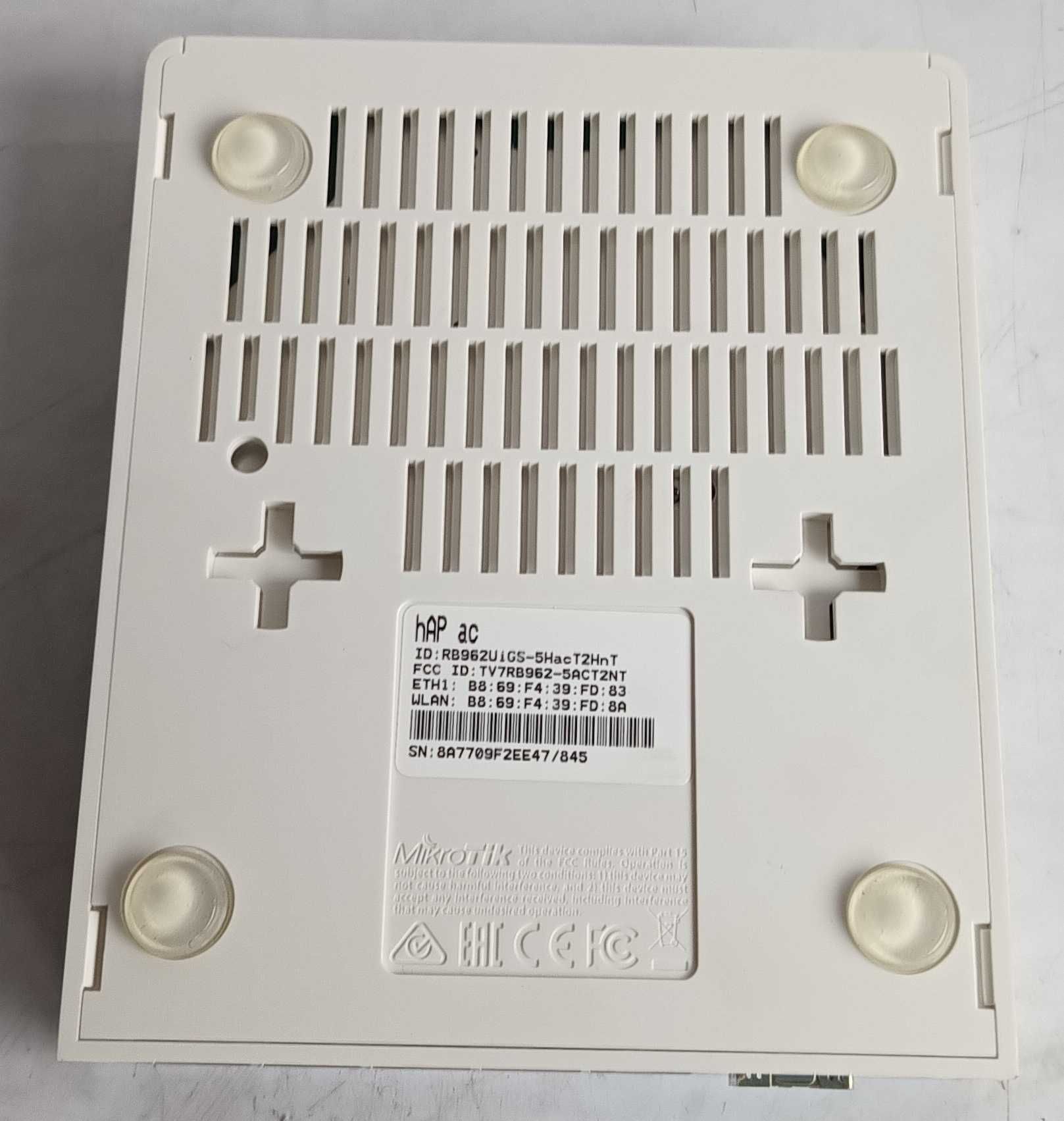 NOWY Access Point MikroTik HAP AC 802.11ac (Wi-Fi 5) WYPRZEDAŻ