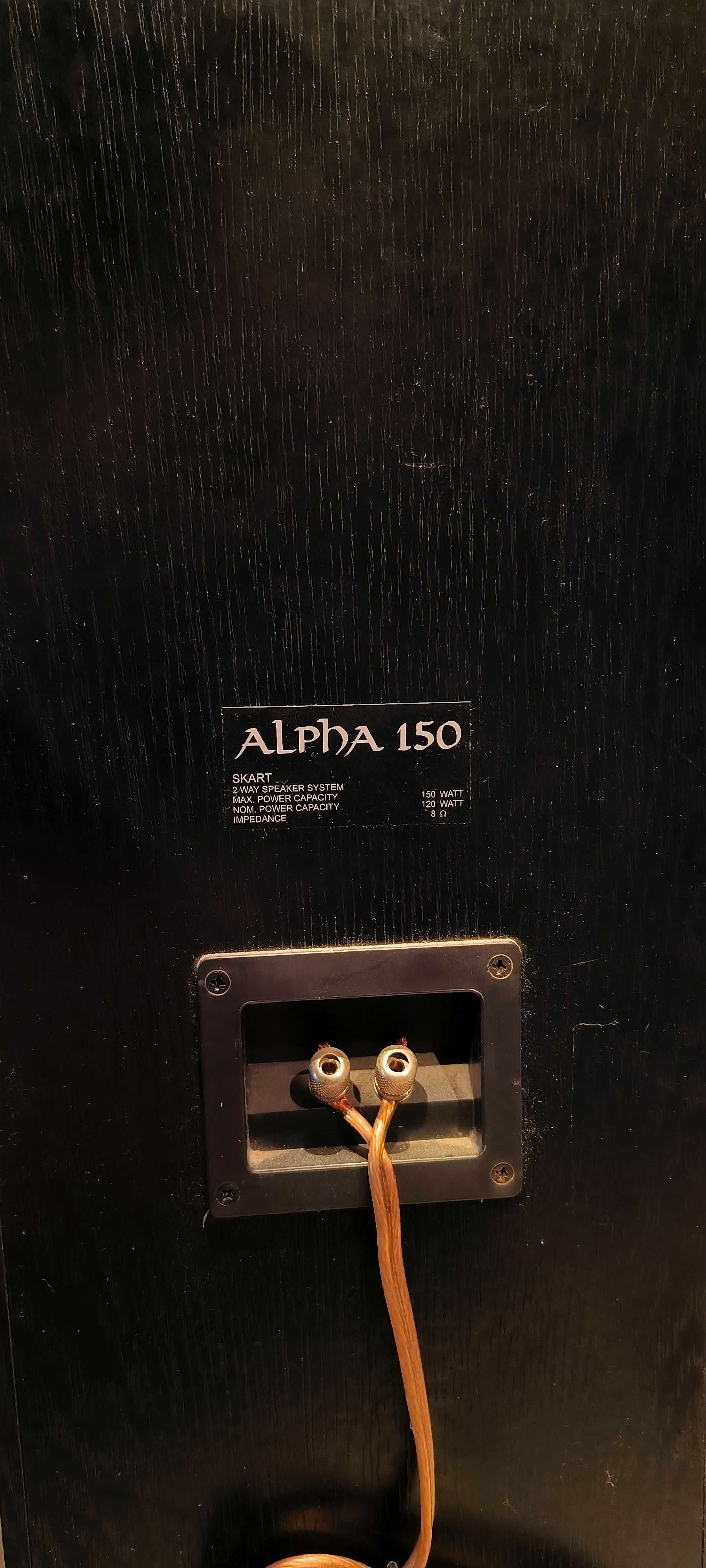 Kolumny Alpha-150 150 Wat 8 ohm Bass reflex głośniki Philips  jak nowe