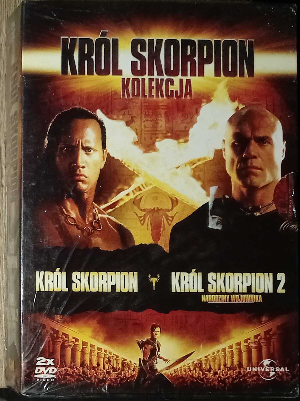 Król skorpion + król skorpion 2 lektor dvd