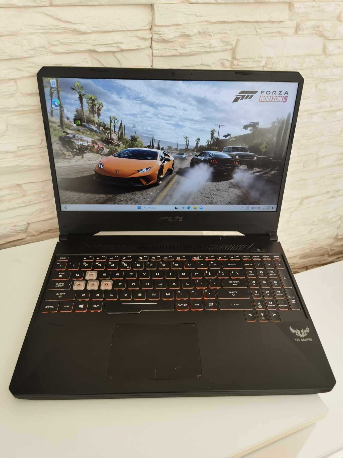 GAMINGOWY Laptop ASUS TUF 15.6"120Hz R7-8x4.00Ghz,16GB,GTX1660Ti-6GB