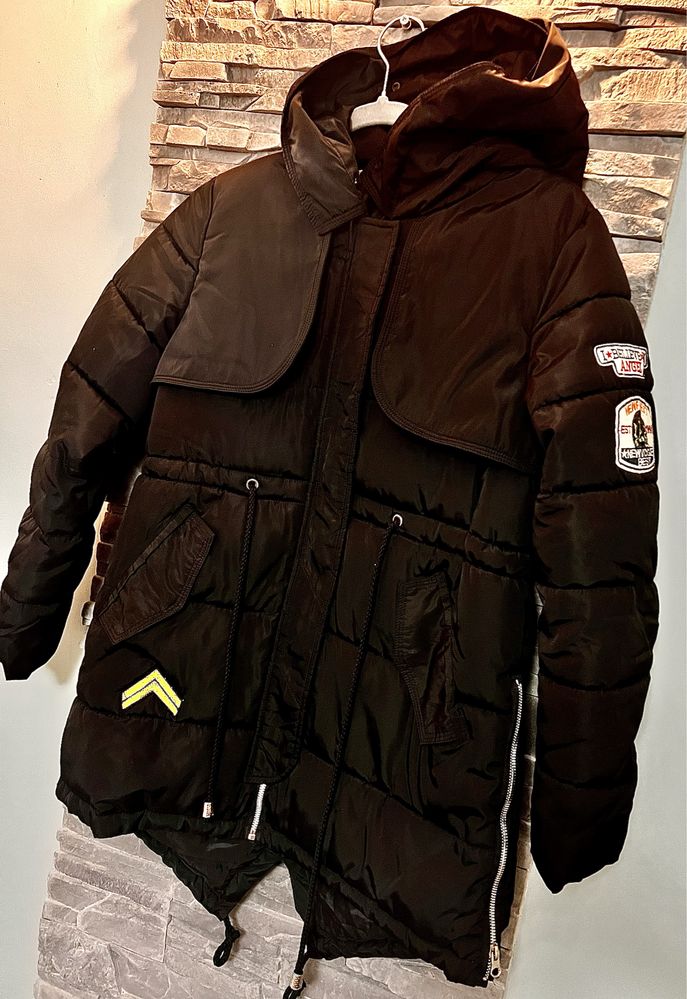 Kurtka parka czarna