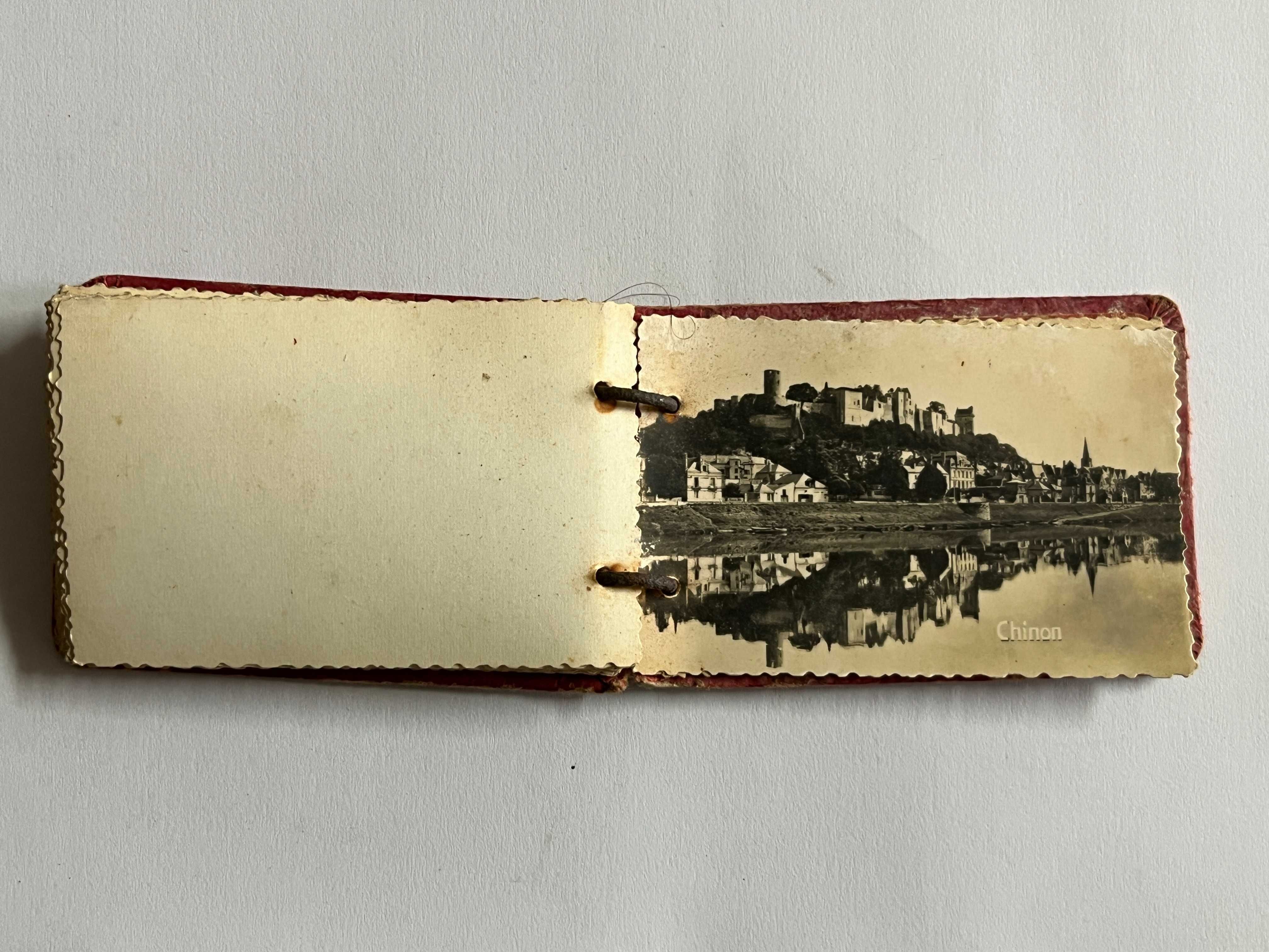 Châteaux de La Loire - Miniálbum de postais dos anos de 1940