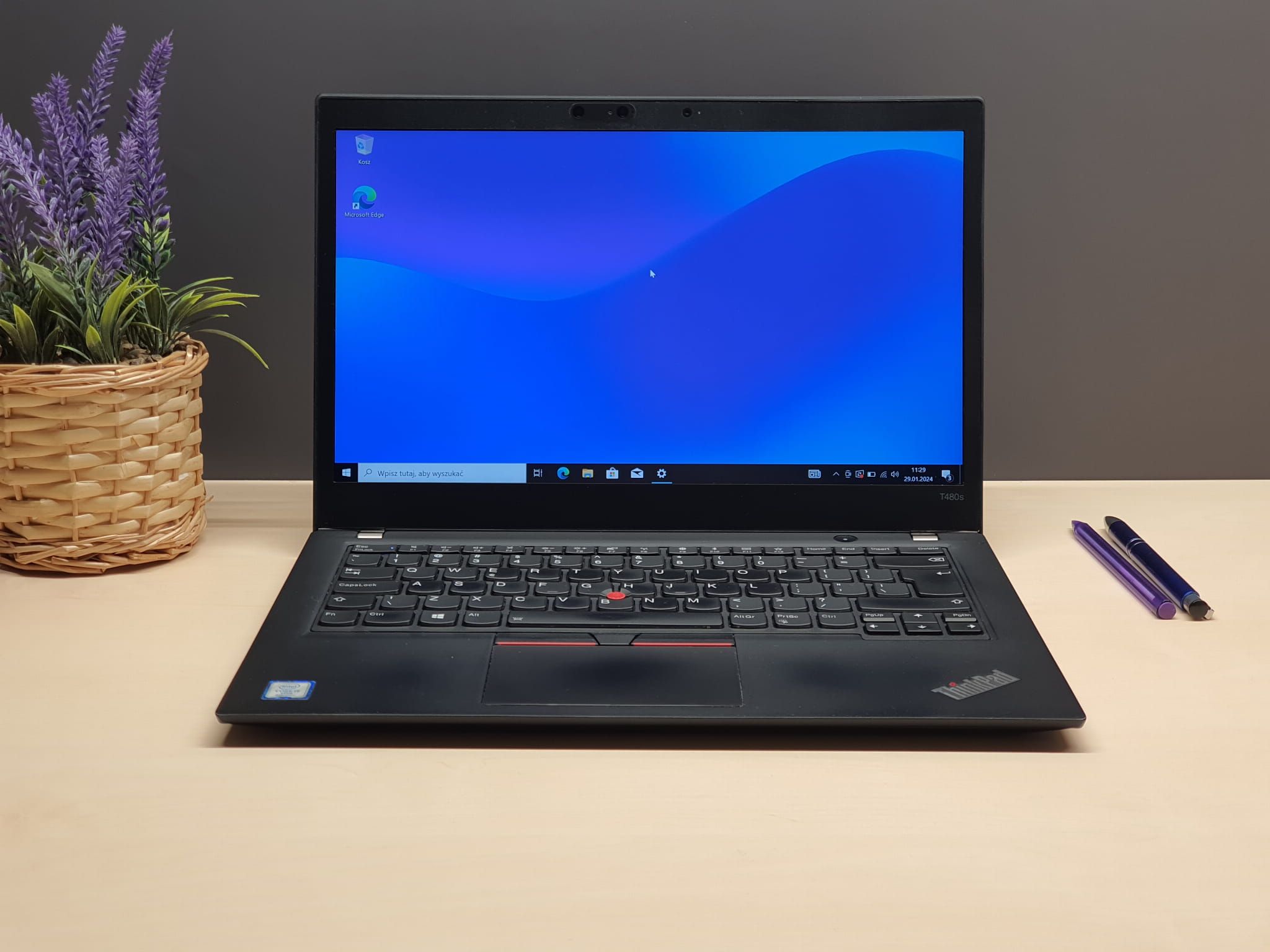 Laptop Lenovo ThinkPad T480s | i5-8350U / FHD / 16RAM / 256GB / OUTLET