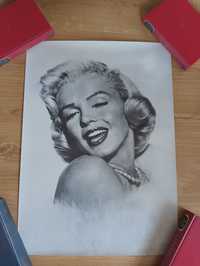 Oryginalny plakat / Litografia /zdjęcie Marilyn Monroe 71x51 Do oprawy
