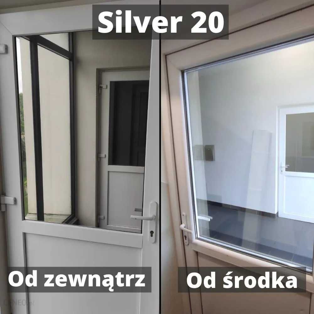 Folia Przeciwsłoneczna Silver 20 wewnętrzna szer. 50cm długość 2m