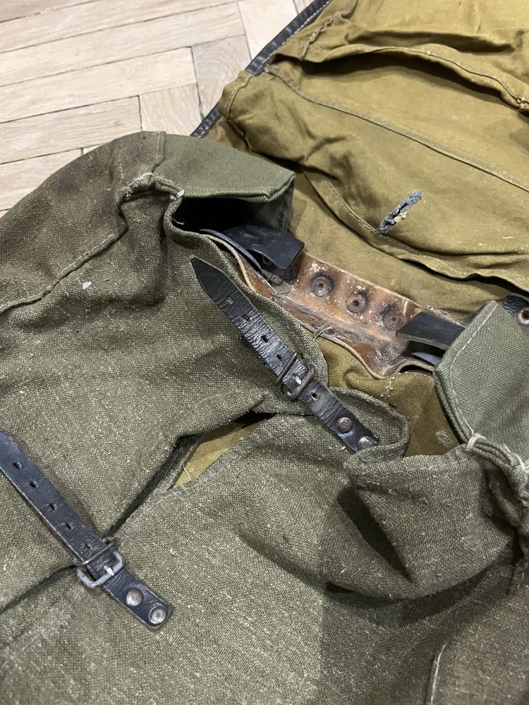 Niemiecki plecak wojskowy sierściuch 2 wojna światowa