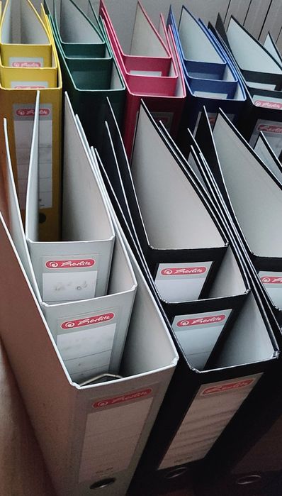 Segregatorybiurowe A4 z okuciem Herlitz