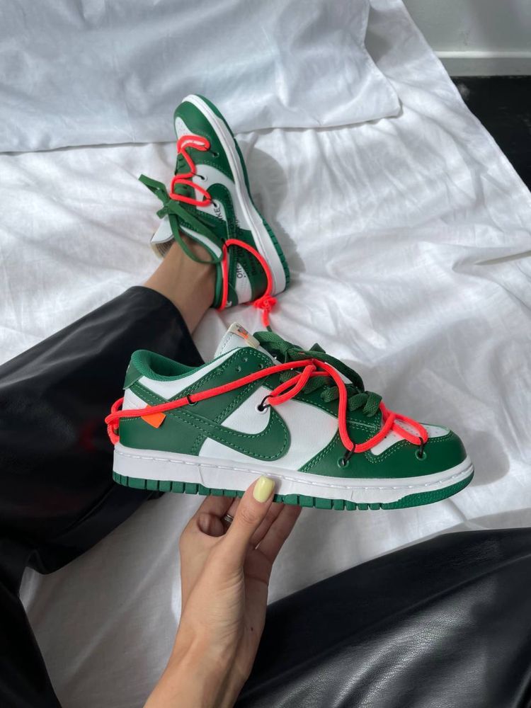 Buty Nike SB Dunk x Off White Pine Green 36-42 damskie trampki