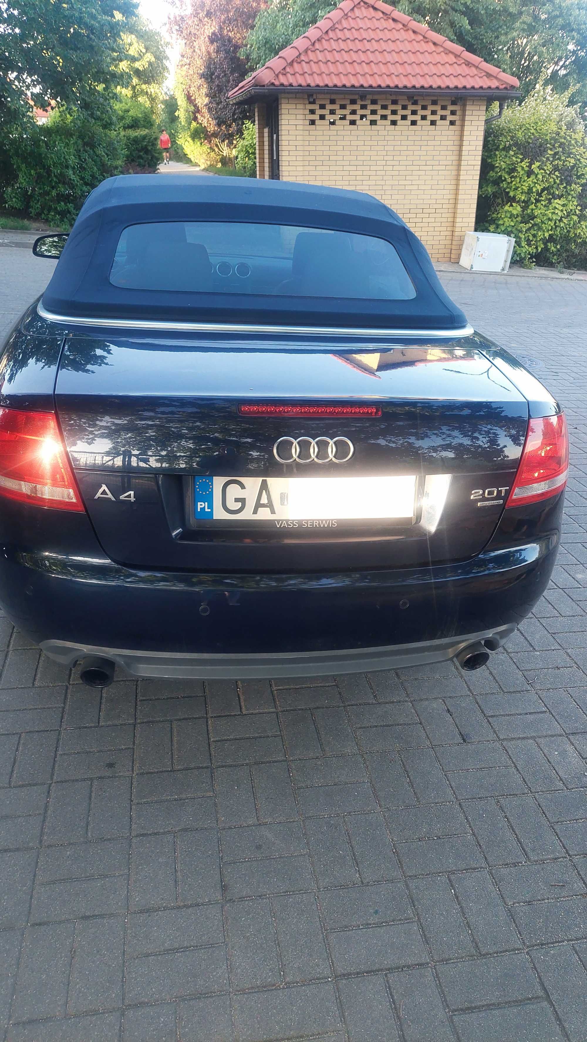 sprzedam Audi A4 Cabriolet 2.0 TFSI Multitronic, Trójmiasto