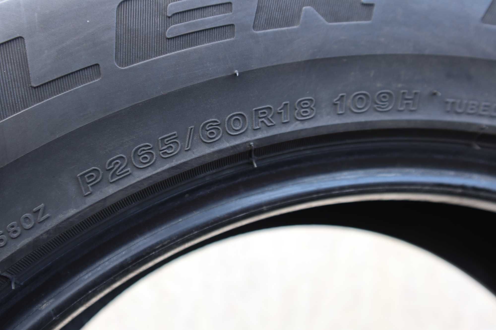 Комплект літніх шин Bridgestone	Dueler HP	265/60 R18	2016