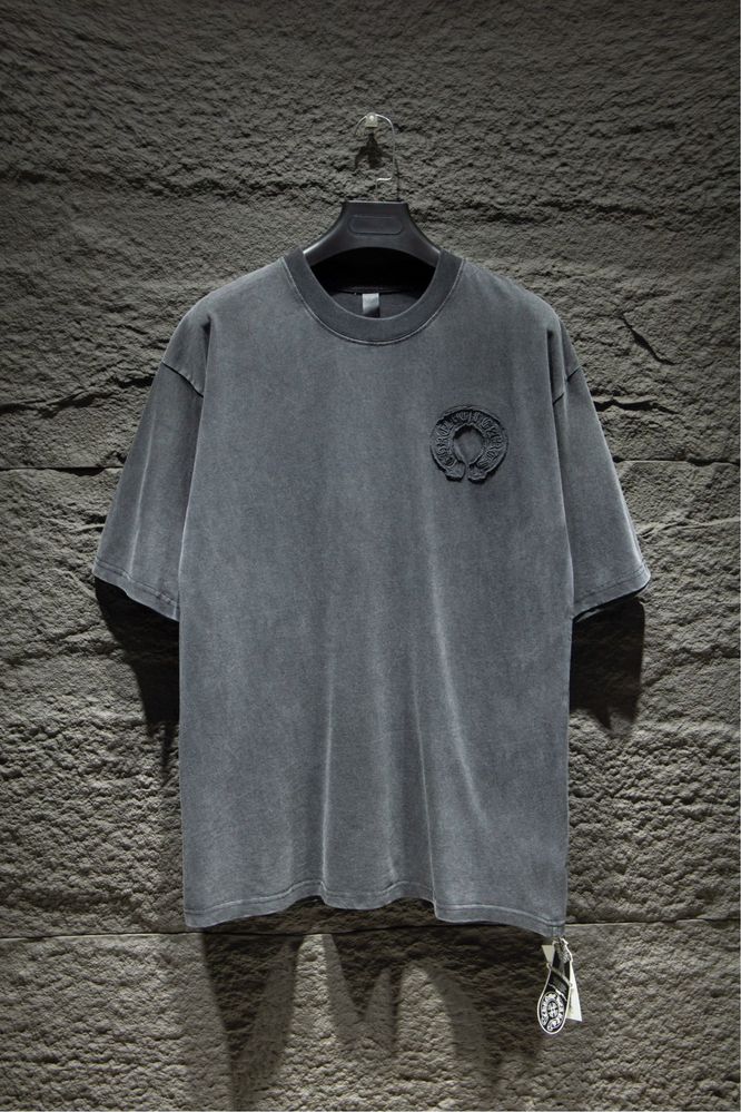 Стильна оверсайз футболка Chrome Hearts