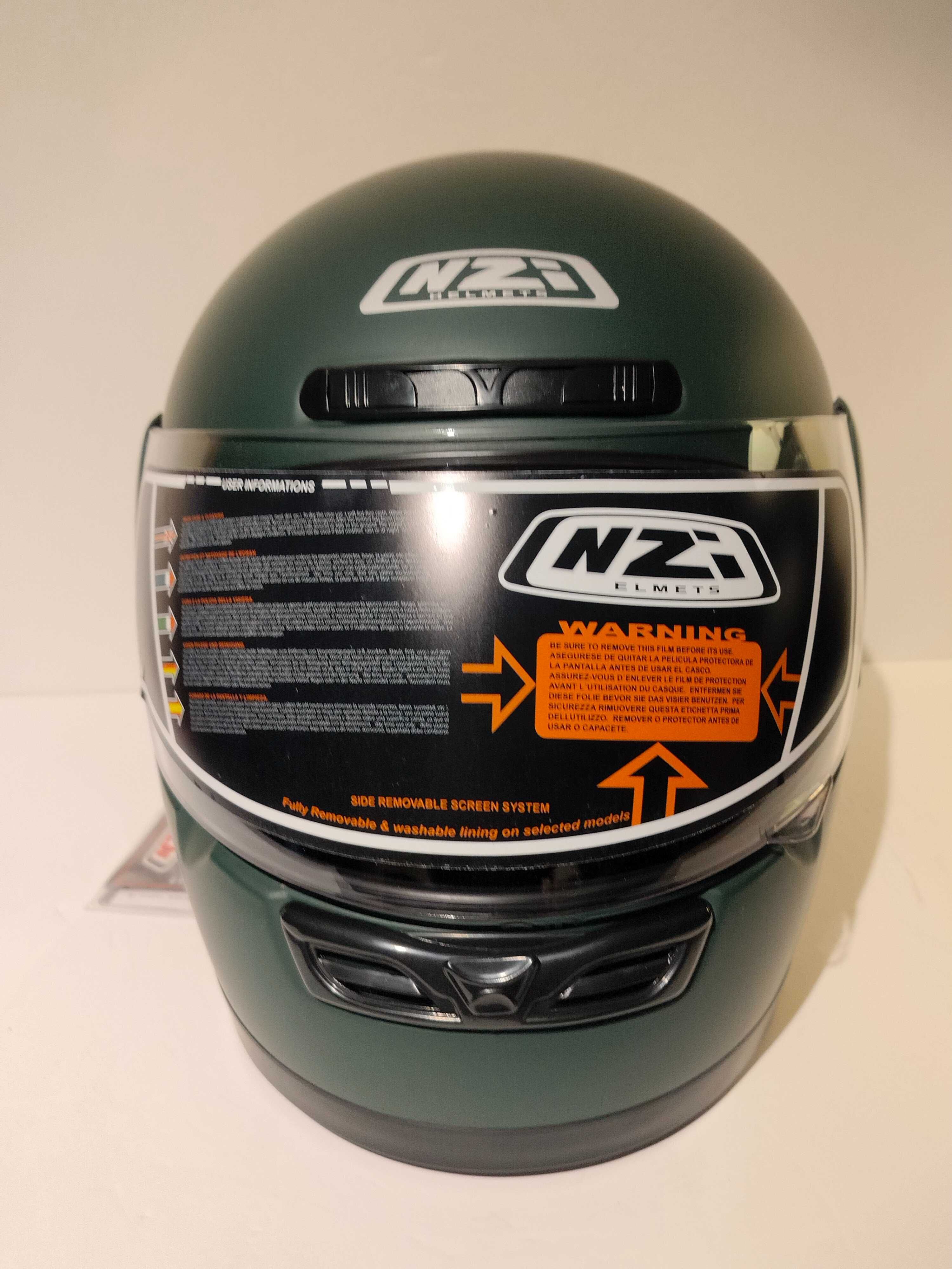 Capacete NZi clássico  moderno integral mota scooter novo