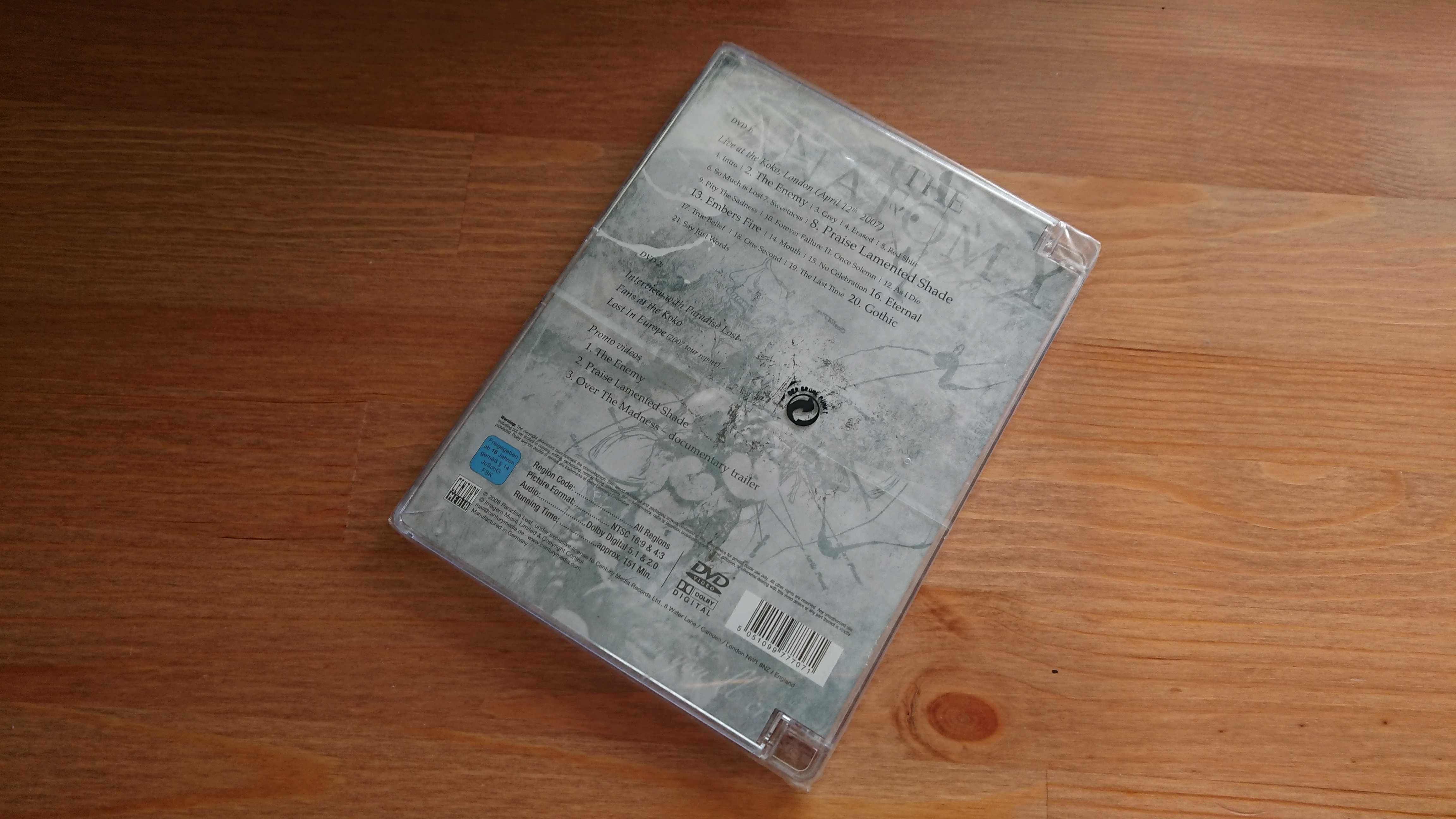 Paradise Lost The Anatomy Of Melancholy 2DVD NOWA 2008 Super Jewel BOX