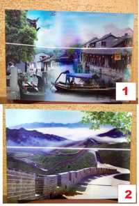 Картина голограмма 3Д Китай стерео глубина объем эффект красиво декор