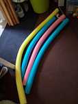 4 Esparguetes esponja para natação/ piscina