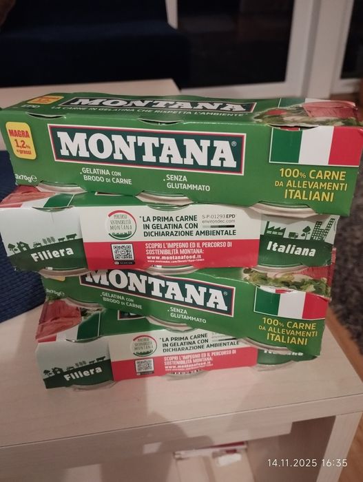 Montana konserwa wołowa 12 puszek po 70g