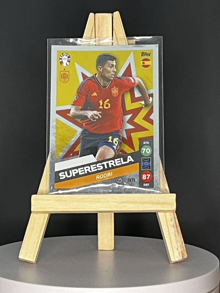 Rodri #107 - SuperEstrela - Topps Lidl EURO 2024