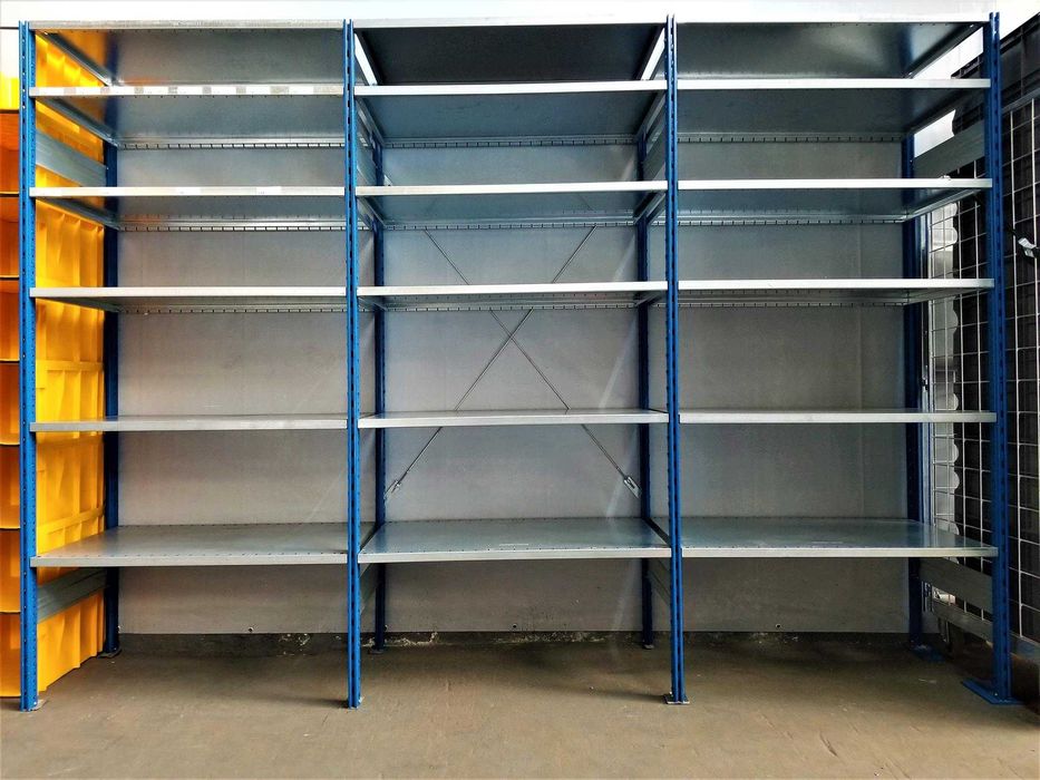 REGAŁ Magazynowy Firmowy Metalowy Półkowy Garażowy Warsztatowy gł.60cm