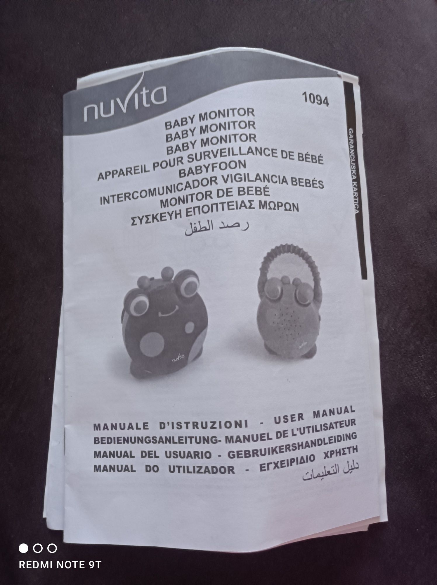 Nuvita Elektroniczna Niania Żabka 1094