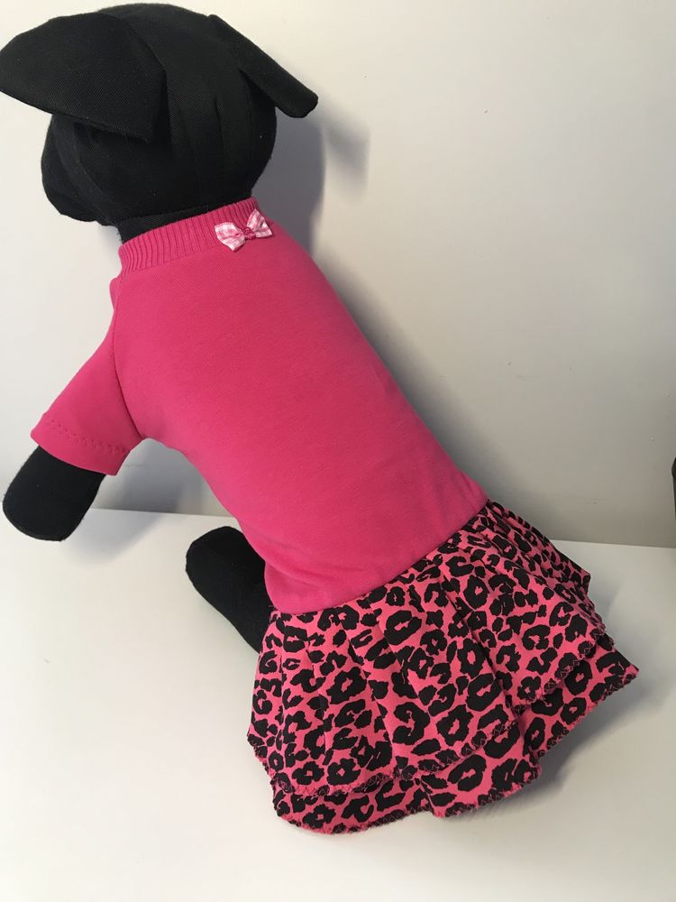 Różowa sukienka dla psa typu chihuahua york S