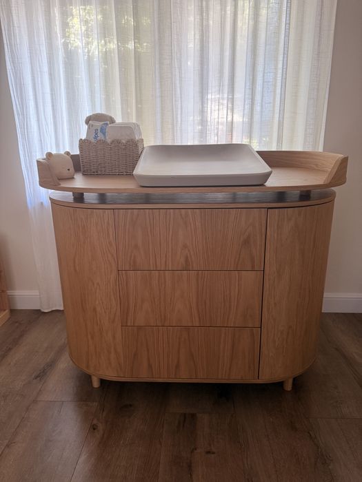 Komoda drewniana Kai Dresser + przewijak/nakładka kas kopenhagen