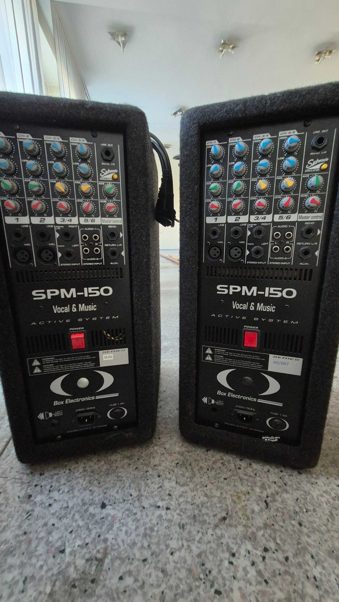 Kolumny estradowe aktywne spm 150