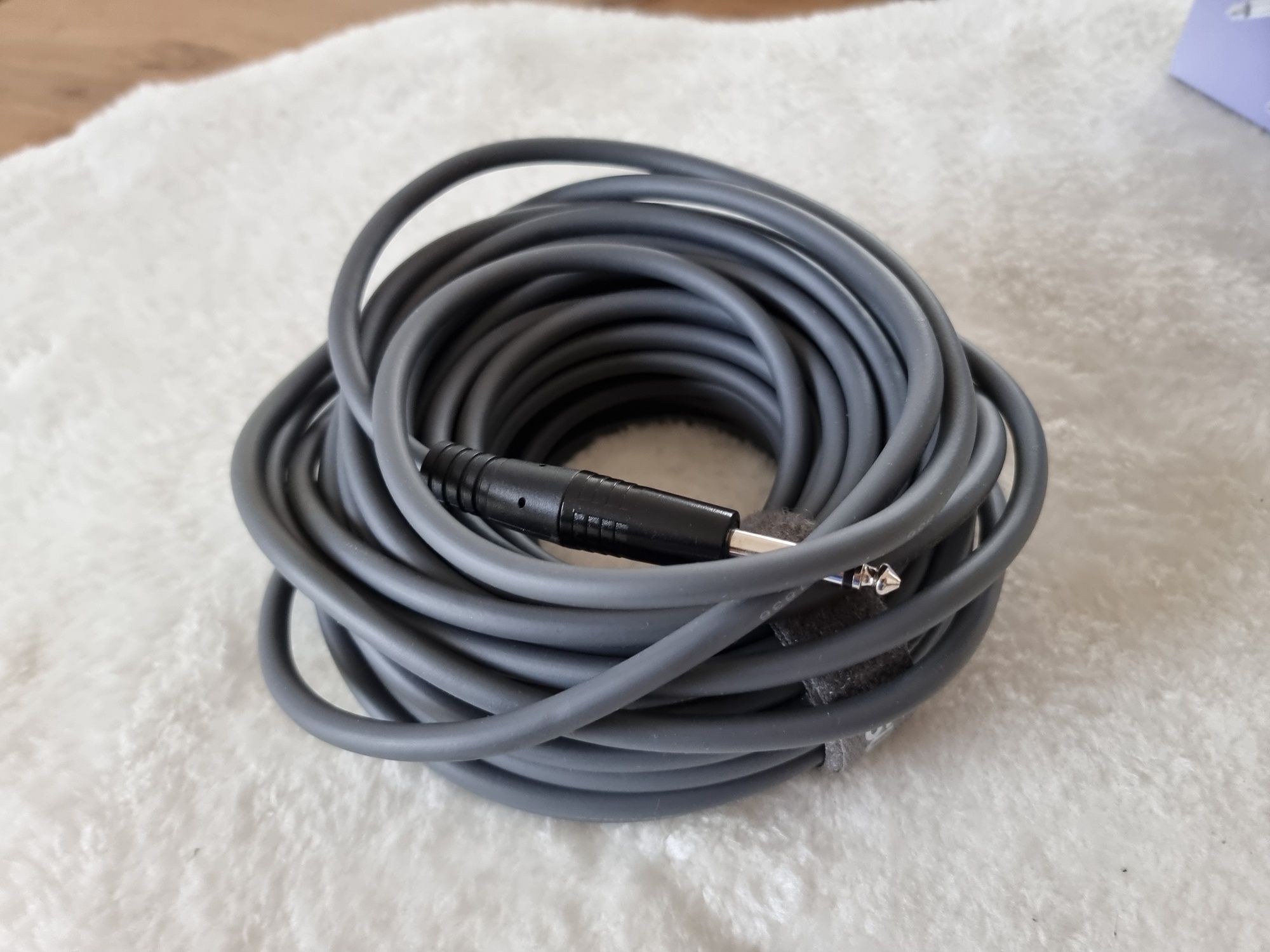 Kabel gitarowy Sweex 15m przewód Cable 6.35 mm Male gitarowy jack