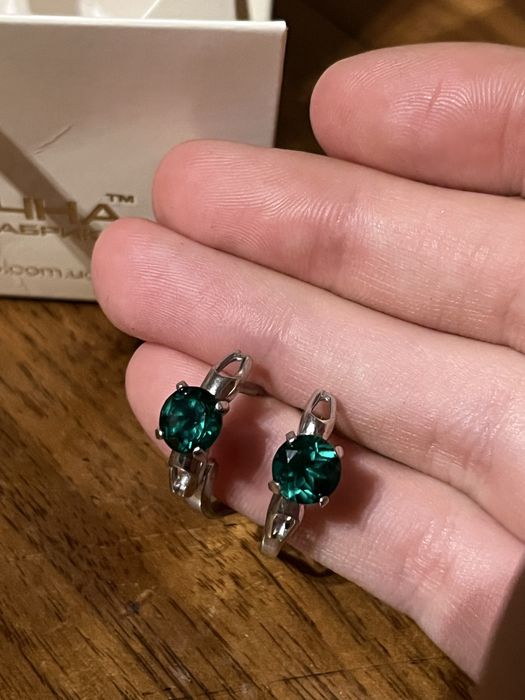 Сережки, нові срібло