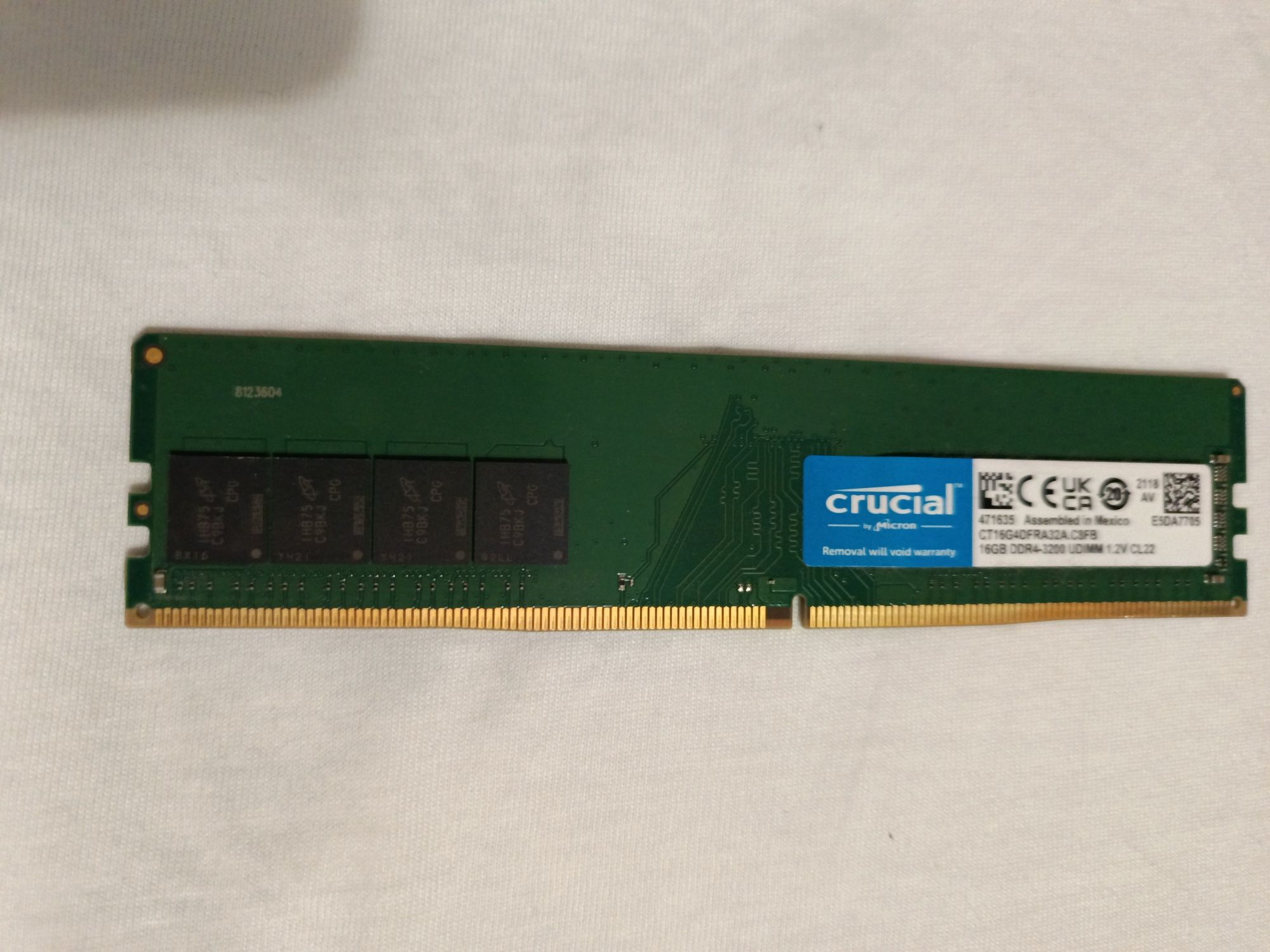 Оперативная память ddr4 Crucial 3200