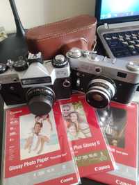 Фотоапарати ("Зеніт- ЕТ", "ФЕД-3"), фотопапір в подарунок