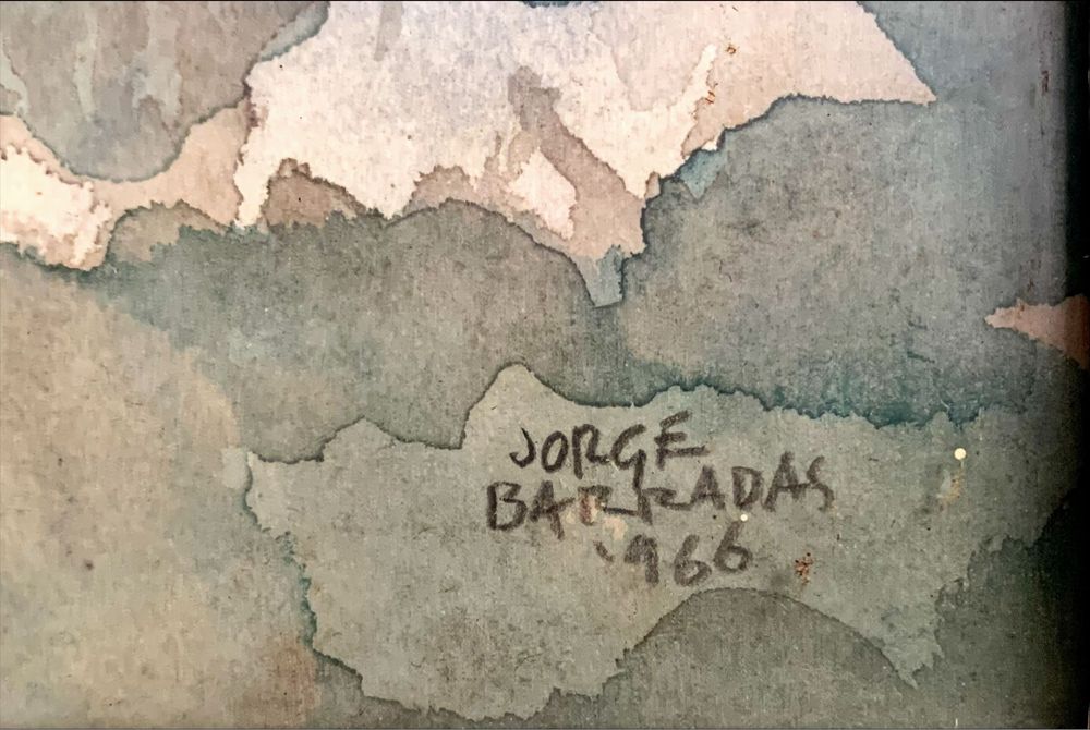 Jorge Barradas - Aguarela - Original 1966