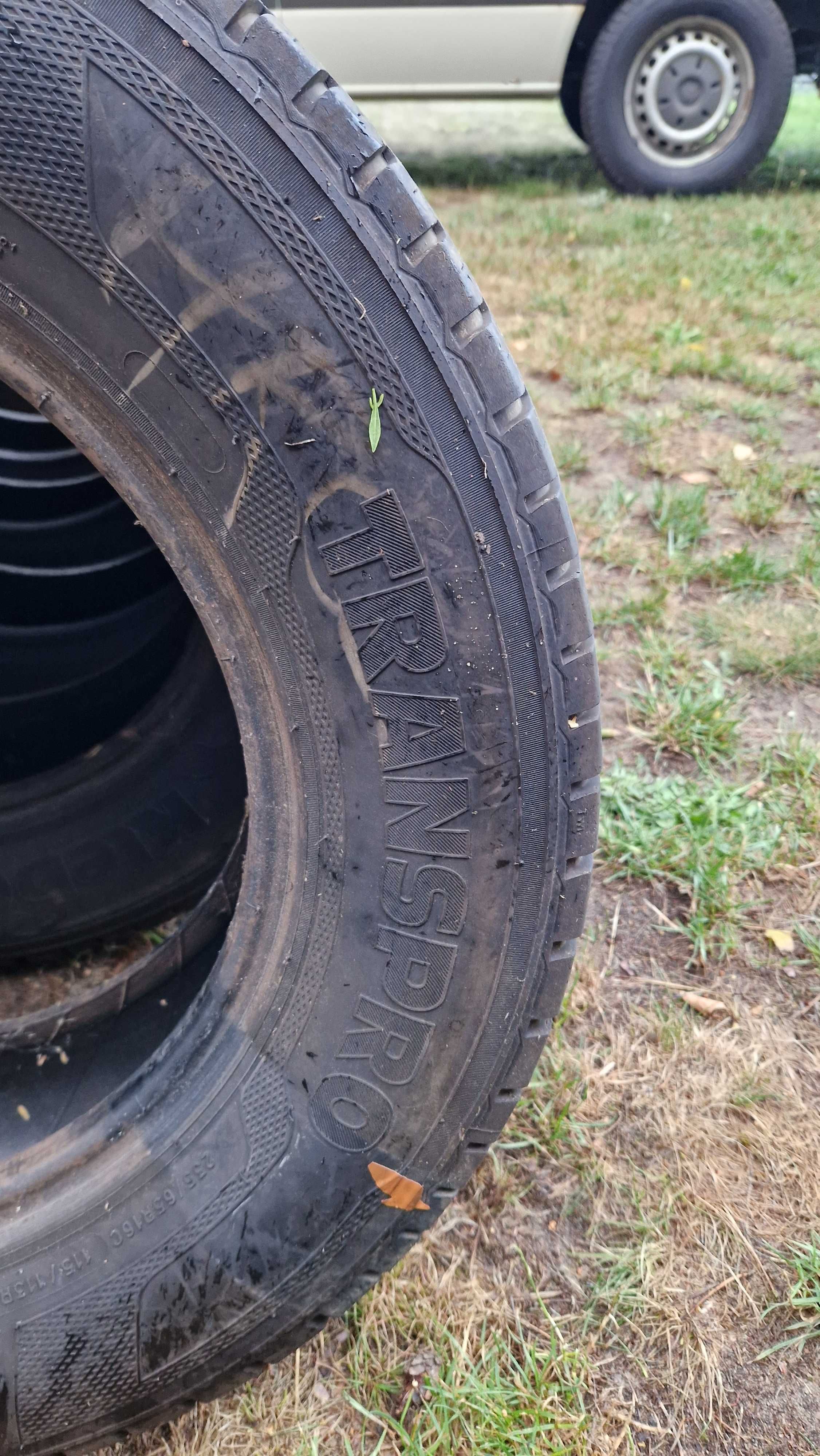 Sprzedam opony używane letnie do busa KLEBER I HANKOOK