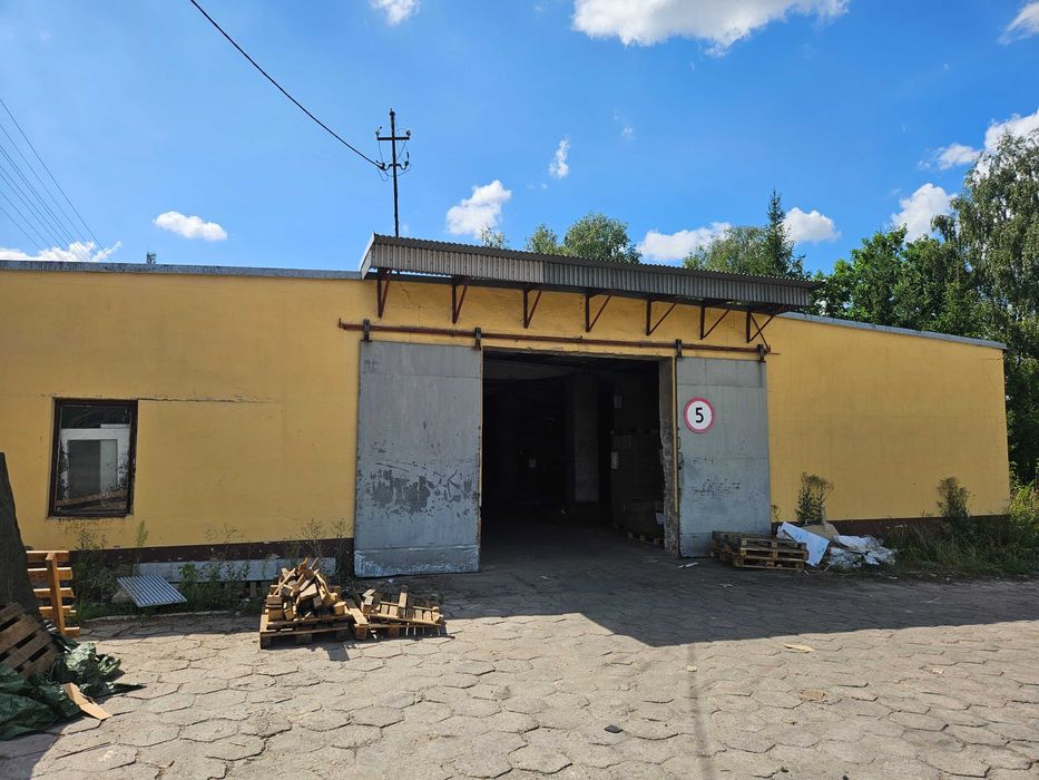 Hala 1000m2 z placem 7000m2 przy trasie Łask - Zduńska Wola