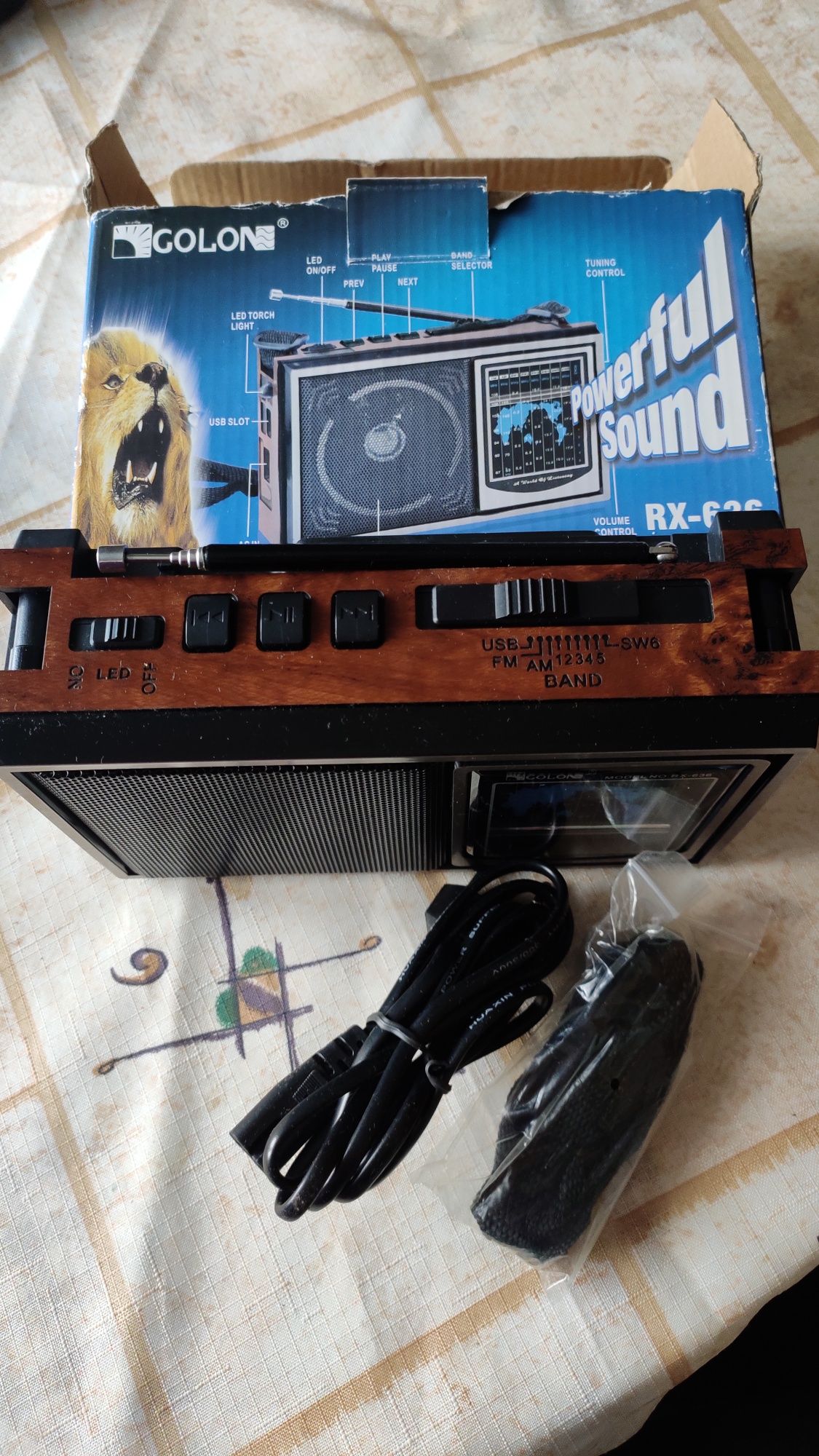 Радиоприемник Golon RX-635 с USB