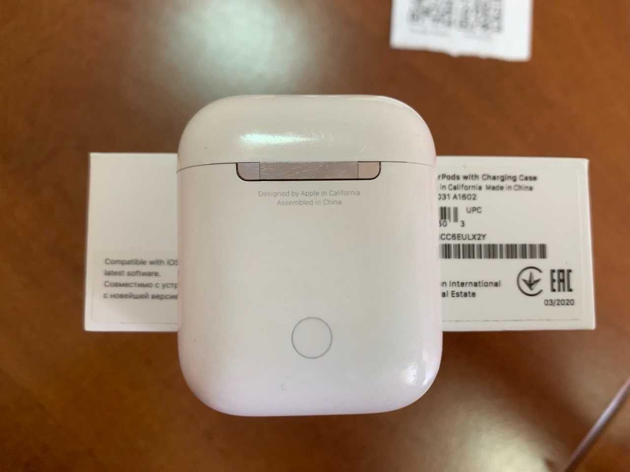 Наушники Apple AirPods 2 gen (MV7N2RU/A) - под ремонт / кейс ОРИГИНАЛ