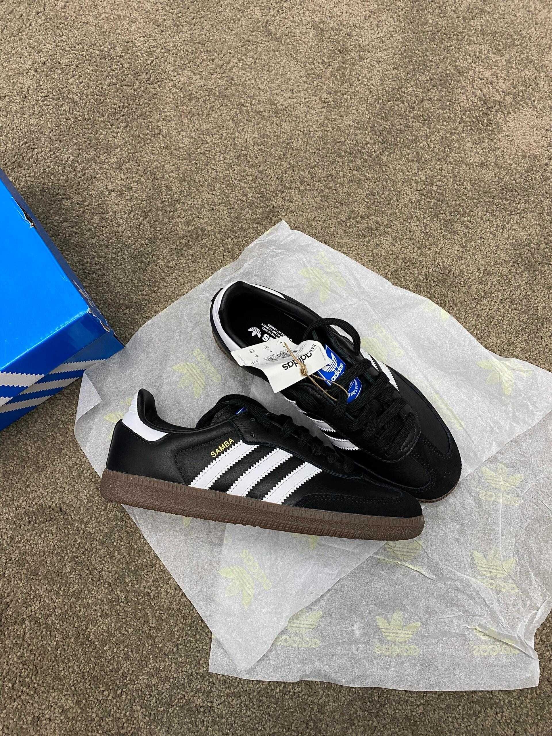 Nowe\B75807*adidas^SambaOG*|Czarny ButyUnisexTrampki.40,5