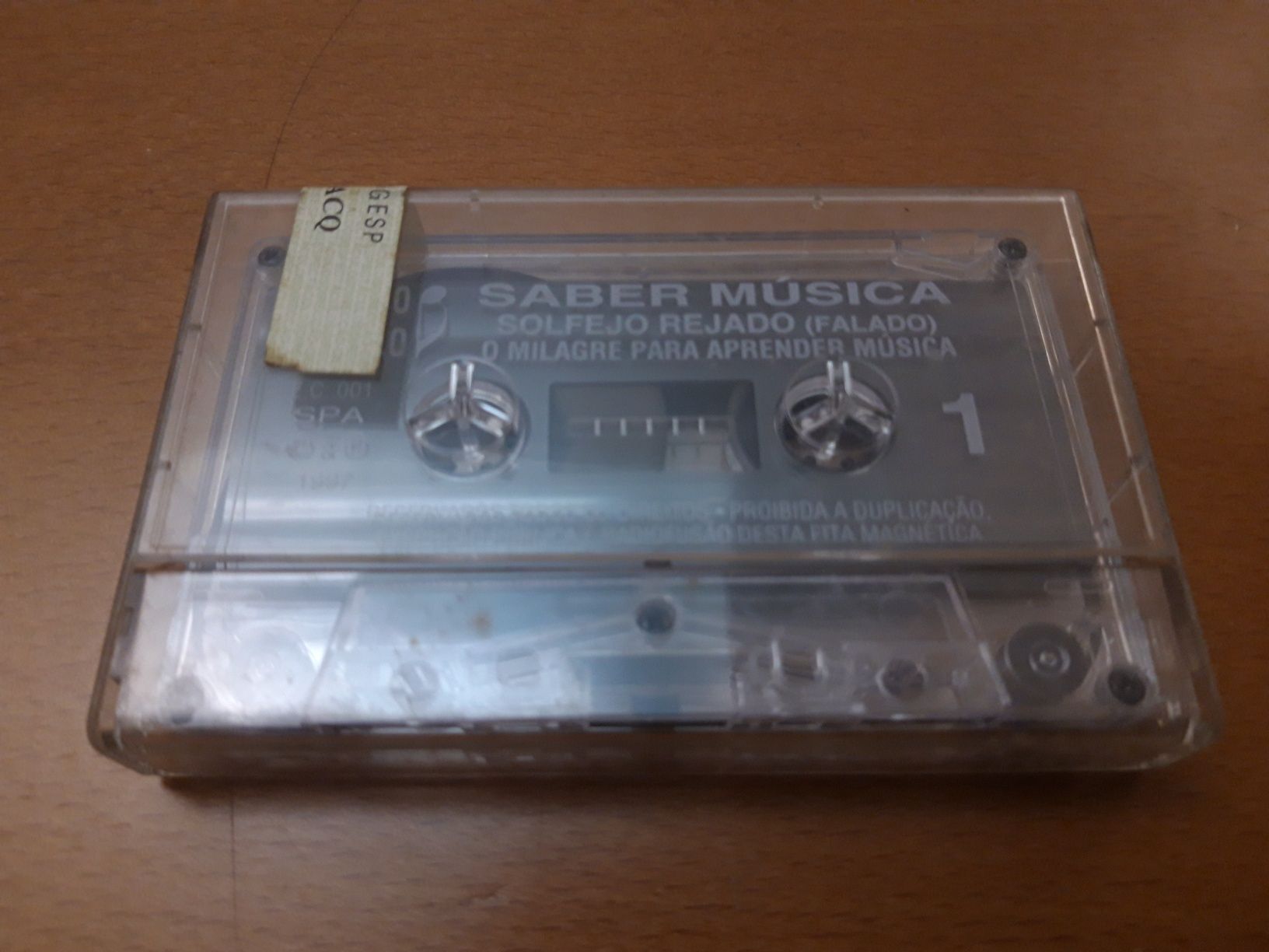 Livro de Eurico A. Cebolo: Saber Música (com cassete)