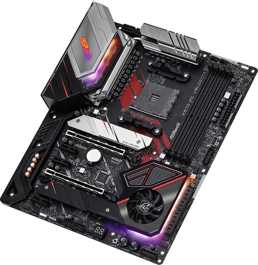 Материнська плата ASRock x570 pg Velocita