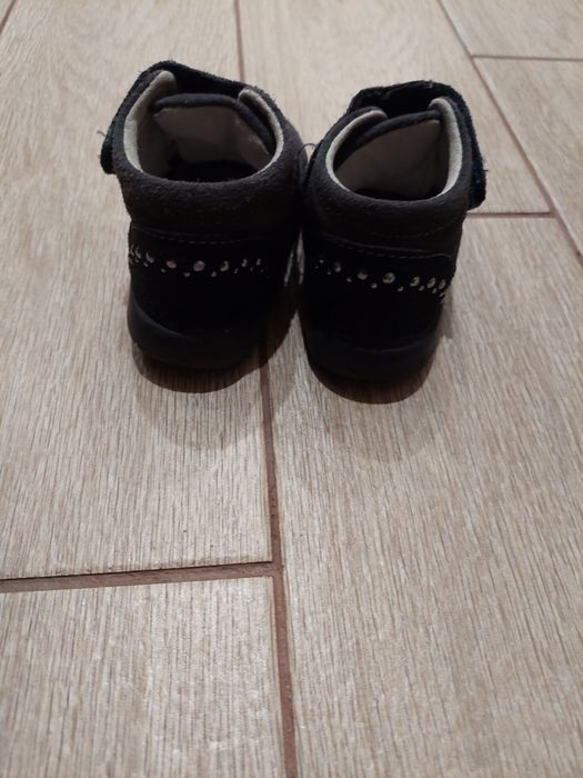 Дитячі чобітки 22 розмір. Натуральна шкіра, замш.