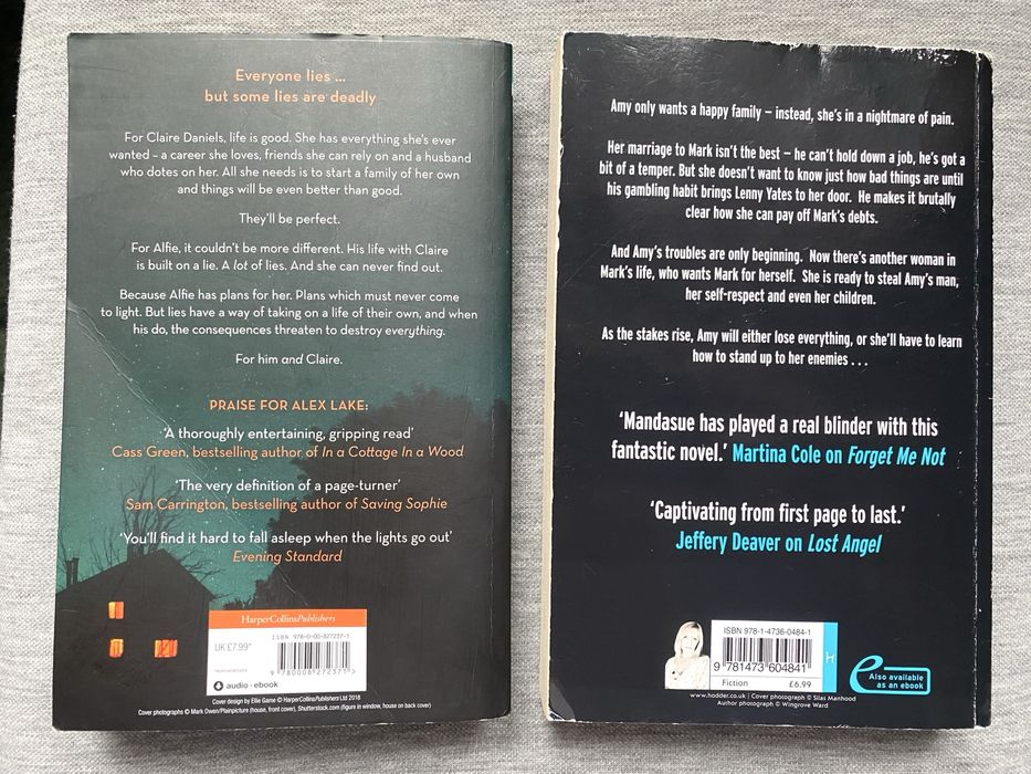 Alex Lake — The Last Lie, Mandasue Heller — Broke (книги англійською)