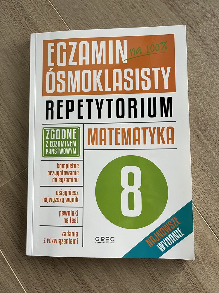 Egzamin ósmoklasisty Repetytorium Matematyka Greg