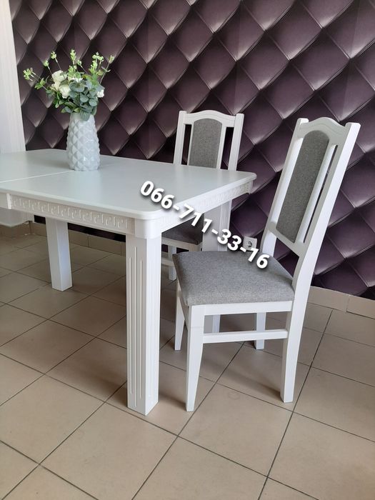 Стіл ЄВРОПА. Деревянный стол ЕВРОПА. Прямоугольный кухонный стол на че